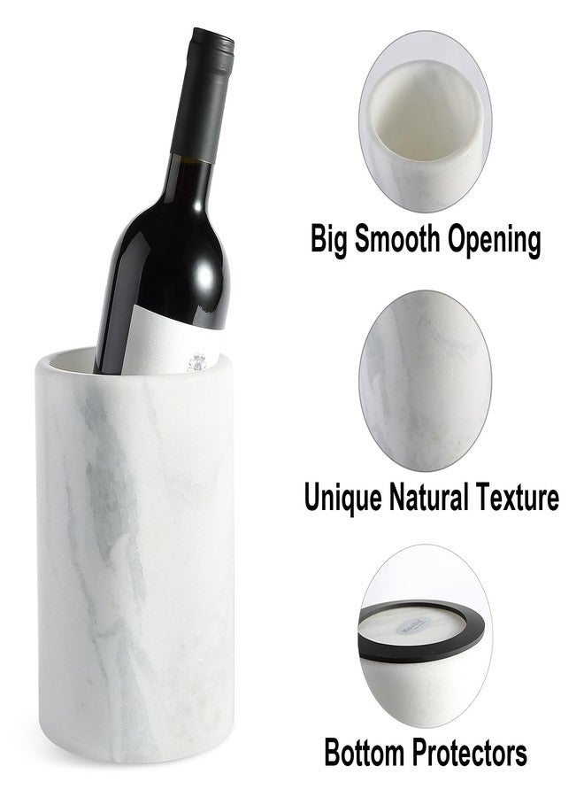 BCS Marble Wine Bottle Chiller - Versatile Wine Chillers for Bottles - Applicable to Kitchen Utensil Holder/Makeup Brush Holder/Pen Holder for desk That Also Serves as Lamp Shade - Image 3